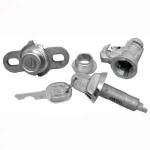 1972-1973 Pontiac Firebird Lock Kit Trunk and Glovebox Later