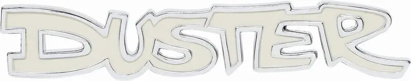 1972-1976 Plymouth Duster Fender/Rear Tail Panel Emblem Duster