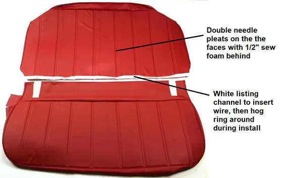 50918_1972-1986 Dodge Pickup Channel Vinyl Seat Cover, Open Back-1