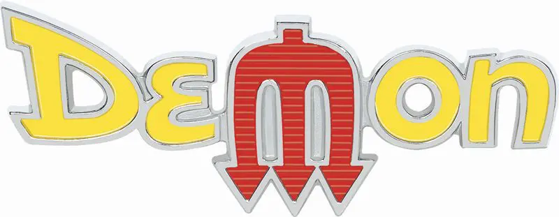 1972 Dodge Demon Fender Emblem Demon