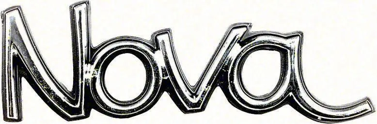 1973-1974 Chevrolet Nova Fender Emblem Nova