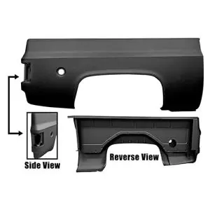 1973-1975 Chevrolet|GMC Jimmy|Blazer Bedside w/ Gas Hole Passenger Side-DYN1160WA