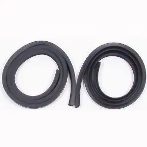1973-1977 Chevrolet|GMC Suburban|Blazer|C/K Pickup Truck|Jimmy Upper Door Weatherstrip Seal 2 PC Kit - Driver and Passenger-DWP111173