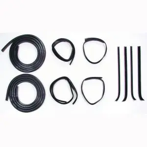 1973-1979 Ford Bronco|F-Series Pickup Truck Door Weatherstrip Seal 10 PC Kit - Driver and Passenger-DK211073