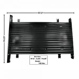 1973-1979 Ford Pickup Truck Bed Floor Panel Assembly 8'
