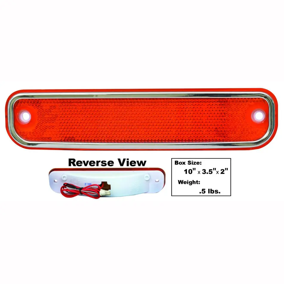 1973-1980 Chevy Pickup Truck Marker Lamp Front LED Amber