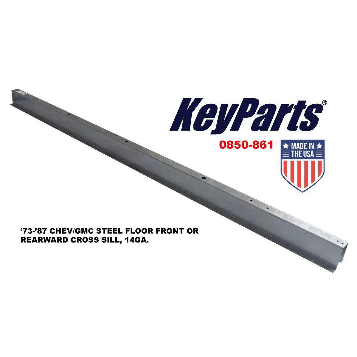 1973-1987 Chevrolet|GMC Pickup Truck Steel Floor Front or Rear Cross Sill