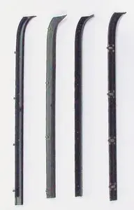 1973-1991 CHEVROLET-GMC SUBURBAN-CK PICKUP TRUCK INNER BELTLINE MOLDING- REAR DRIVER DOOR-WFL112073