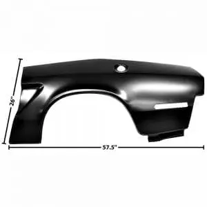 1974-1978 Ford Mustang Quarter Panel Skin Driver Side (LH)