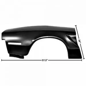1974-1978 Ford Mustang Quarter Panel Skin Passenger Side (RH)