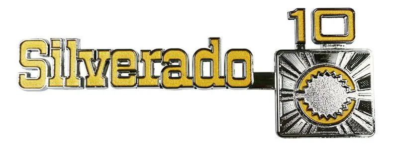 1975-1980 Chevrolet Pickup Truck Front Fender Emblems Silverado 10