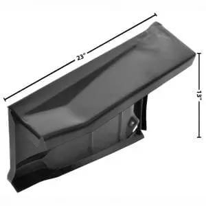 1975-1981 Pontiac Firebird or Trans Am Trunk Floor Drop Off Driver Side (LH)