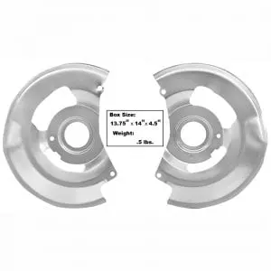 1977-1981 Chevy Camaro Disc Brake Backing Plate Pair