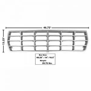 1978-1979 Ford Pickup Truck Grille Argent