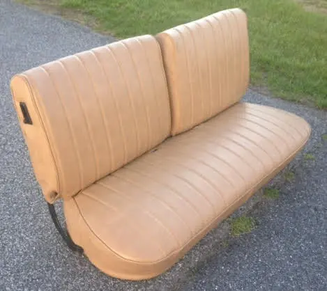 1978-1986 Ford Pickup 50/50 Split Backrest Seat Cover Kit with Bench Bottom and Seat Belt Pass Thru's , No Headrests, Closed Back