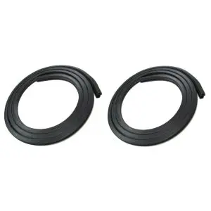 1979-1993 Ford Mustang Door Weatherstrip Seal 2 PC Kit - Driver and Passenger-DWP271079