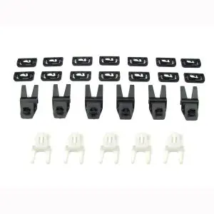 1980-1983 Toyota Corolla 25 PC Windshield Molding Clip Kit-PCK-409-80