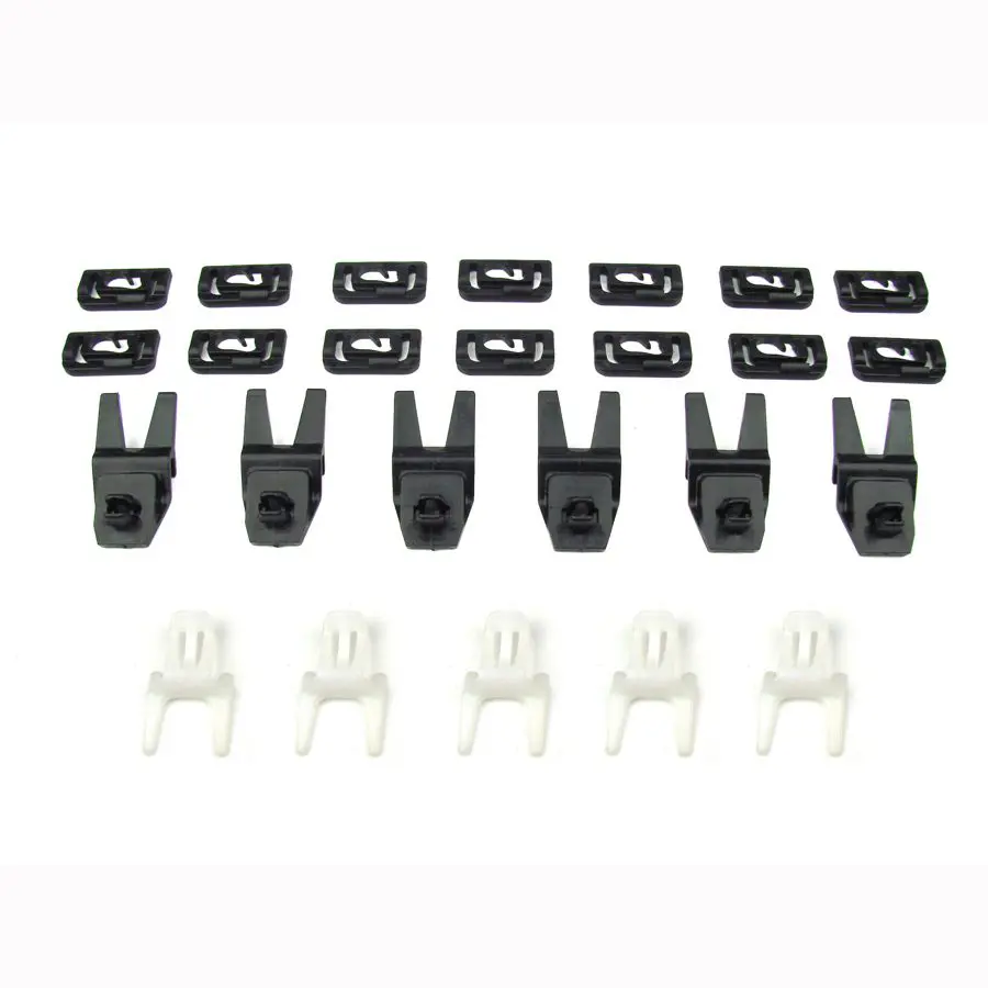 1980-1983 Toyota Corolla 25 PC Windshield Molding Clip Kit-PCK-409-80