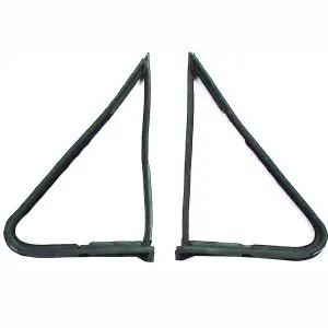 1980-1986 Ford Bronco|F-Series Pickup Truck Vent Glass Weatherstrip Seal 2 PC Kit - Driver and Passenger-VWK211080