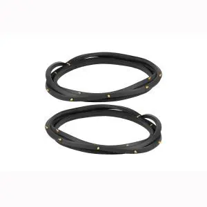 1980-1986 Nissan 720 Door Weatherstrip Seal 2 PC Kit - Driver and Passenger-DWP411080