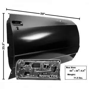1981-1985 Chevy Monte Carlo Door Shell Passenger Side (RH)