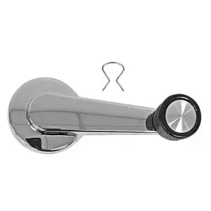 1981-1986 Chevrolet Pickup Window Regulator Handle Black Knob-DYN1104QD