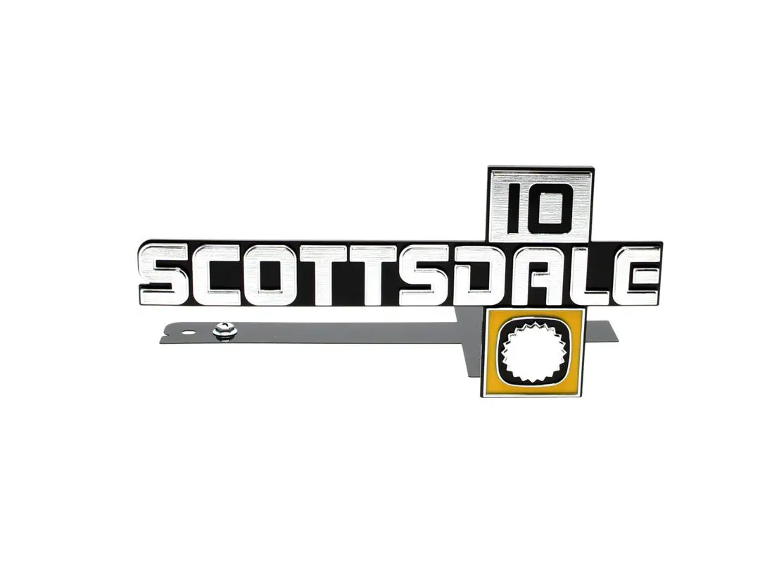 1981-1988 Chevrolet Pickup Truck|Blazer|Suburban Front Fender Emblems Scottsdale