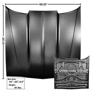 1981-1988 Chevy Monte Carlo Hood Cowl Induction