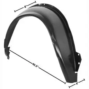 1981-1988 Chevy Monte Carlo Wheelhouse Outer Passenger Side (RH)