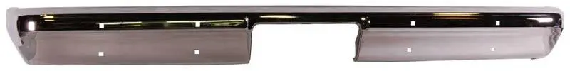1981-1991 Chevrolet|GMC Blazer|Jimmy|Suburban|Pickup Truck Rear Bumper Chrome w/o Impact Strip Holes-AMD990-4081-1