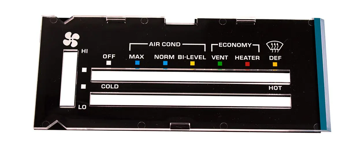 1981 Chevrolet Camaro Heater Control Lens