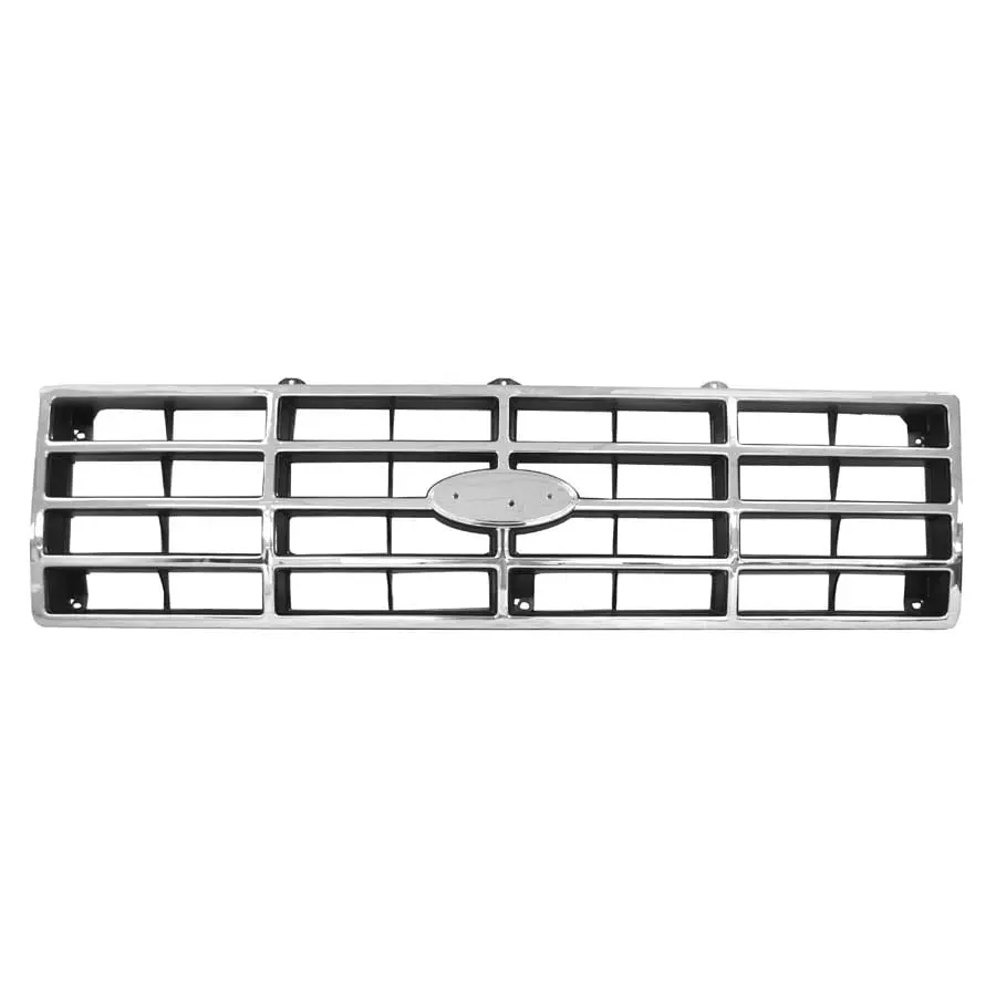 1982-1986 Ford Pickup Grille Insert Chrome/Black