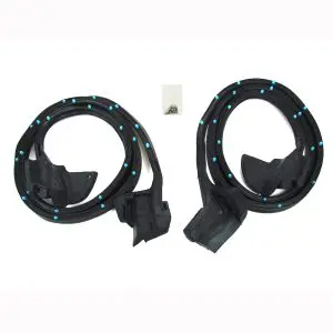 1982-1992 Chevrolet|Pontiac Camaro|Firebird Door Weatherstrip Seal 2 PC Kit - Driver and Passenger-DWP171082