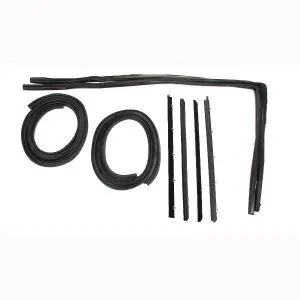 1982-1994 Chevrolet|GMC S10|Blazer|Jimmy|Pickup Truck|Sonoma Door Weatherstrip Seal 8 PC Kit - Driver and Passenger-DK111082