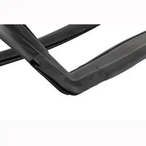 1984-1996 Jeep Cherokee Quarter Window Weatherstrip Seal w/o Trim Groove - Driver
