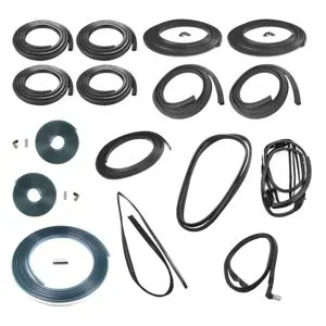 1985-1991 CHEVROLET-GMC SUBURBAN COMPLETE WEATHERSTRIP KIT- 1PC VENT SEALS NON SILVERADO-SIERRA WITH TAILGATE-CWK111385