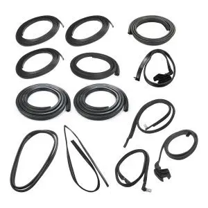 1985-1991 Chevrolet|GMC Blazer|Jimmy Complete Weatherstrip Seal Kit w/Black Weatherstrip Trim 1Pc Style-CWK111585