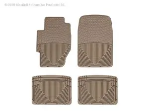 1985-2007 Honda| Acura Civic| Prelude| Integra| CRX| Accord| Vigor| Civic del Sol| TL| RL| CL| RSX WeatherTech Front and Rear All-Weather Floor Mats-Tan-W34TN-W20TN-WT