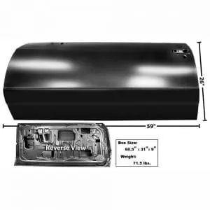 1986-1988 Chevy Monte Carlo Door Shell Driver Side (LH)