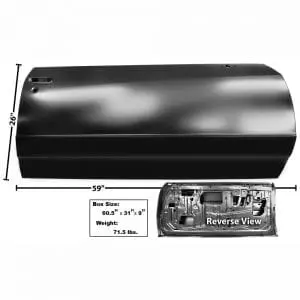 1986-1988 Chevy Monte Carlo Door Shell Passenger Side (RH)