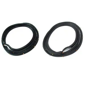 1986-1997 Nissan D21|Pathfinder Door Weatherstrip Seal 2 PC Kit - Driver and Passenger-DWP411086