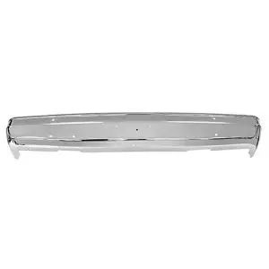 1987-1991 Ford Bronco Bumper Front Chrome W/O Holes-DYN3009C