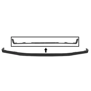1987-1991 Ford Bronco|F-Series Pickup Bumper Front Spoiler Plastic-DYN3046C