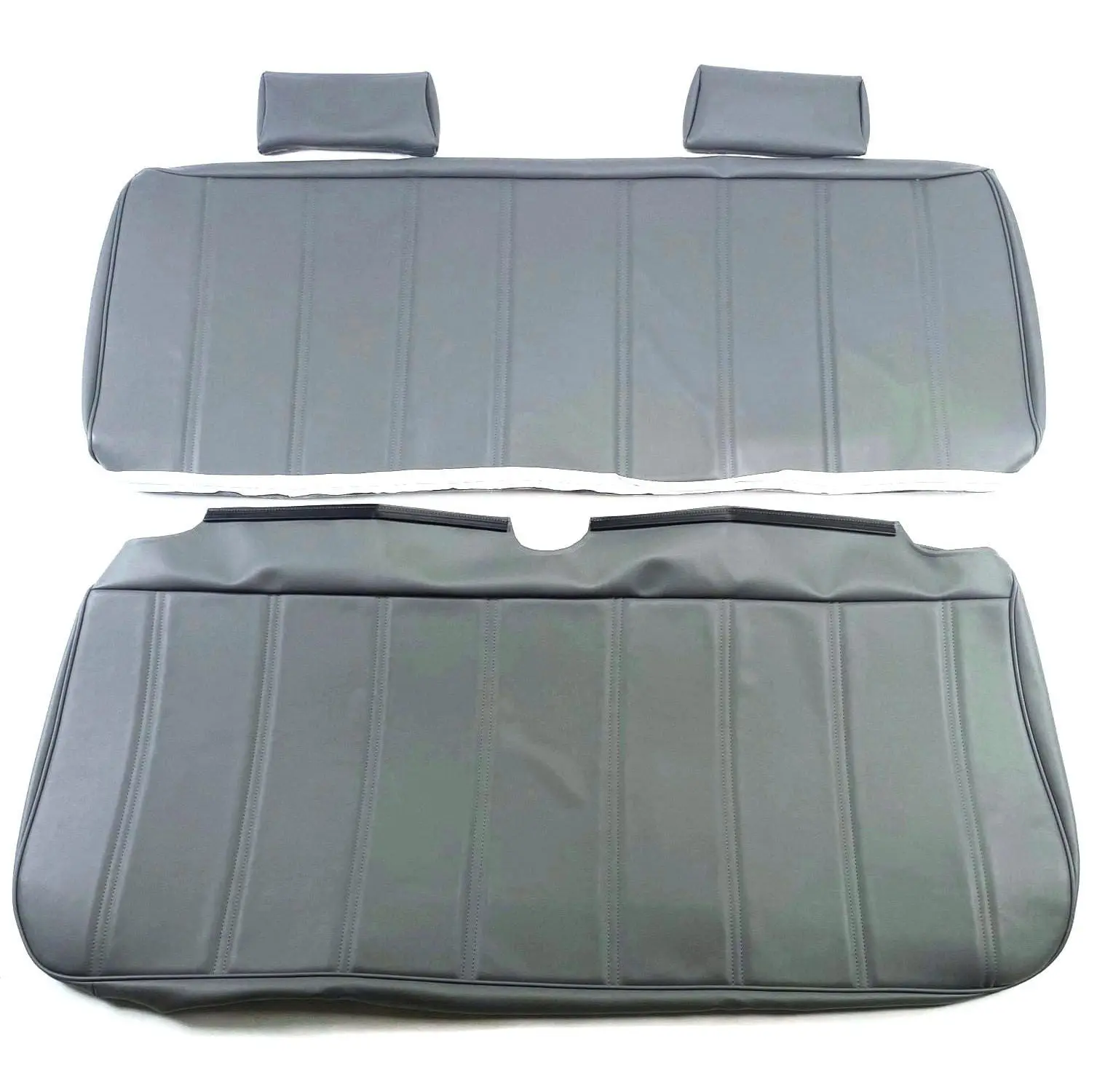 1987-1993 Dodge Pickup Bench Seat Cover with Headrests, Closed Back