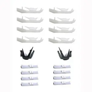 1988-1992 Toyota Corolla 18 PC Windshield Molding Clip Kit-PCK-580-88