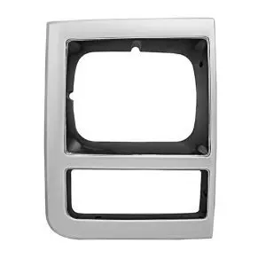 1989-1991 Chevrolet Blazer|Pickup|Suburban Headlamp Door Passenger Side Silvr/Argent-DYNM1139X