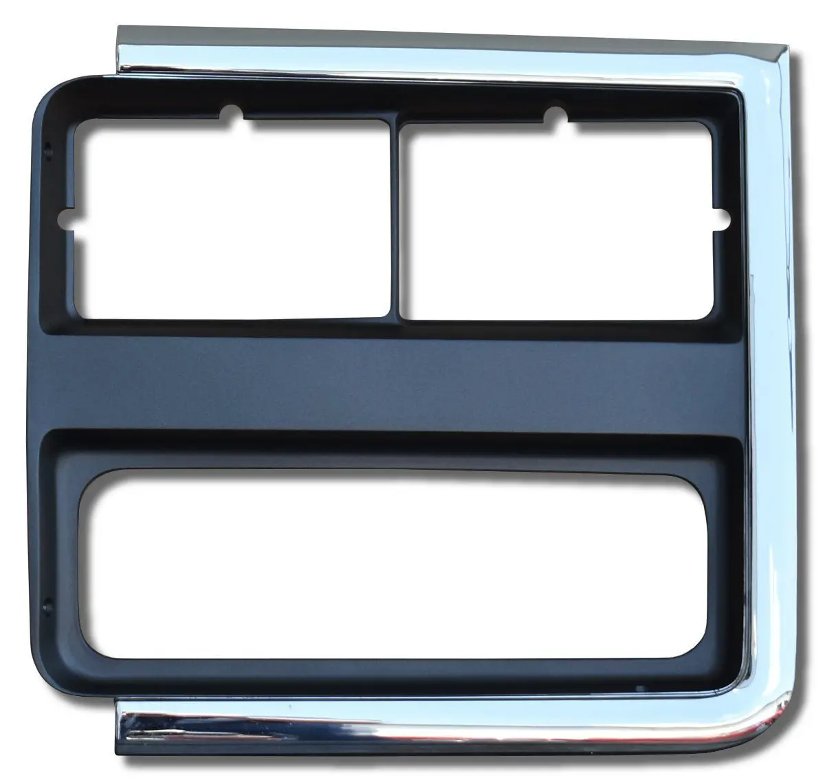 1989-1991 Chevrolet|GMC Pickup|Jimmy|Suburban Headlight Chrome/Silver Bezel w/ Dual Headlights