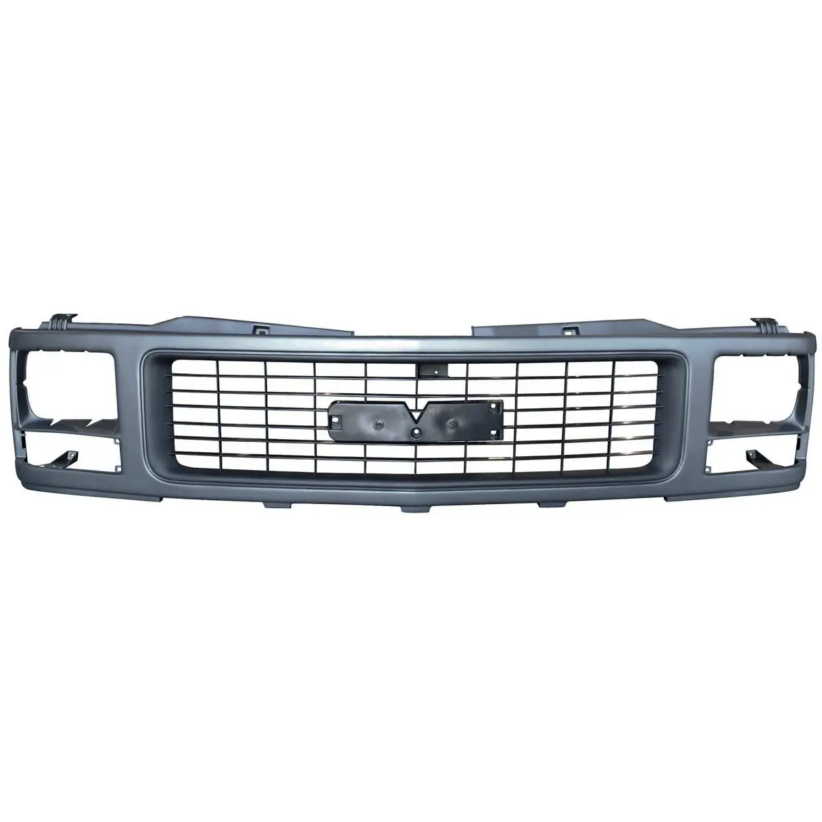 1994-1998 GMC Pickup Single Headlight Grille Silver/Dark Gray-0853-043