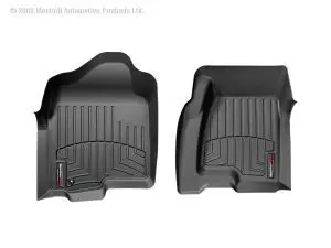 1999-2007 Chevrolet| GMC| Cadillac Silverado| Sierra| Suburban| Tahoe| Escalade| Avalanche WeatherTech Front Floorliner-Black-440031-WT