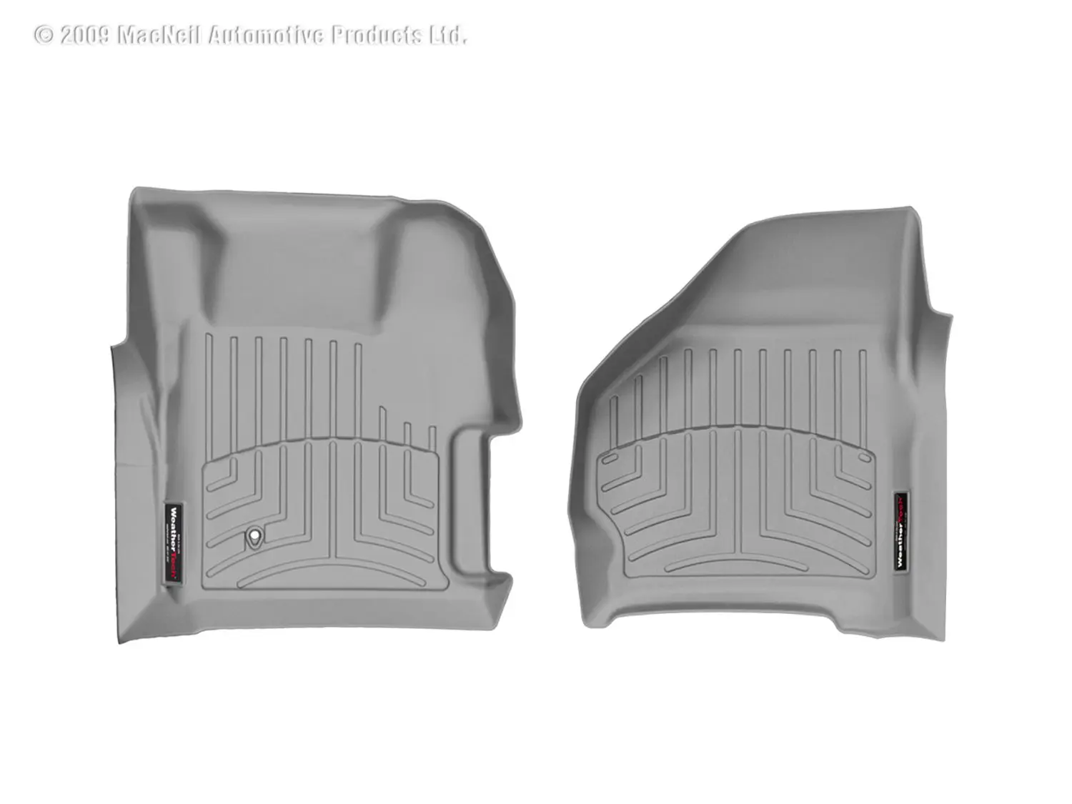 1999-2007 Ford F-250| F-250 Super Duty| F-350 Super Duty WeatherTech Front Floorliner-Grey-461251-WT